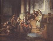 Gerbrand van den Eeckhout Christ teaching in the Synagogue at Nazareth (mk33) Spain oil painting artist